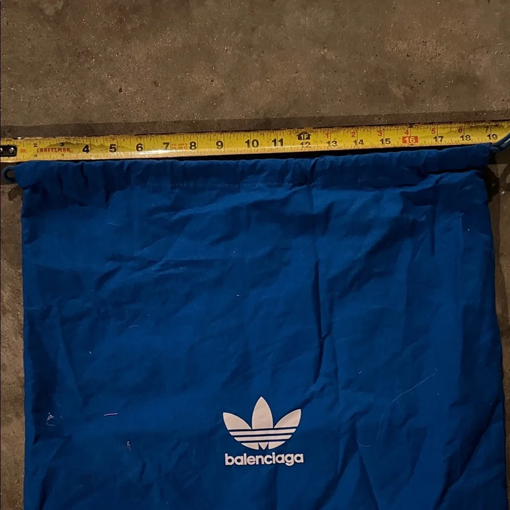 Authentic Balenciaga Blue Drawstring Storage Pouch